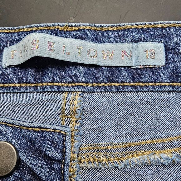 Tinseltown Stretchy Skinny Jeans Dark Wash Women's Size 13 - Picture 7 of 14